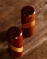 Wooden Salt and Pepper Shakers, USA, Mid-20th Century