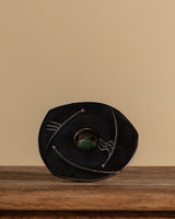 Studio Pottery Ikebana Vase, Signed, USA, 1970's
