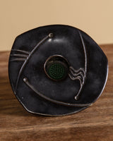 Studio Pottery Ikebana Vase, Signed, USA, 1970's