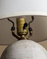 Signed Studio Pottery Table Lamp, United States, 1960s