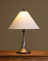Art Nouveau Ginkgo Pewter Table Lamp, Germany, 1910s