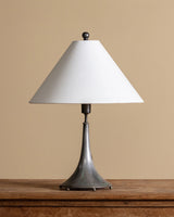 Art Nouveau Ginkgo Pewter Table Lamp, Germany, 1910s