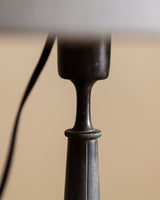 Art Nouveau Ginkgo Pewter Table Lamp, Germany, 1910s