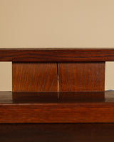 Art Deco Three-Door Oak Sideboard, France, 1940s