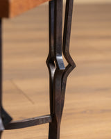 French Iron & Tile Coffee Table, Manner of Roger Capron, 1960's