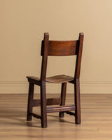 Set of 6 Oak & Iron Dining Chairs, France, 1960s