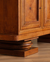 Oak Architectural Sideboard by Francisque Chaleyssin, France 1945