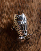 Pewter Fish Toothpick Holder