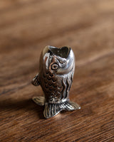 Pewter Fish Toothpick Holder