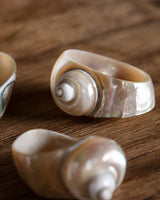 Set of 4 Seashell Napkin Rings