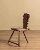 Pair of Primitive 18th Century Continental Side Chairs