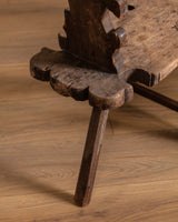 Pair of Primitive 18th Century Continental Side Chairs