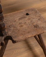 Pair of Primitive 18th Century Continental Side Chairs