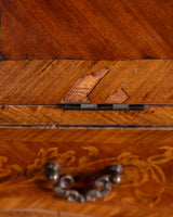 Kingwood & Boxwood Floral Inlaid Double-Sided Desk, France, Early 20th Century