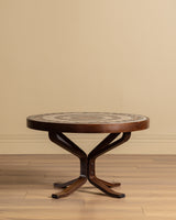 Danish Tile Coffee Table Manner of HM Sofaborde, Denmark, 1970s