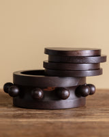 Kaiba Coaster Set in Acacia Wood