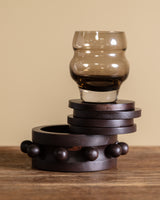 Kaiba Coaster Set in Acacia Wood