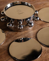 Kaiba Coaster Set in Nickel