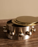 Kaiba Coaster Set in Brass