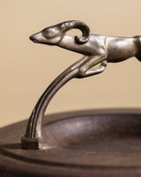 Art Deco Greyhound Ashtray Stand, United States, 1930s