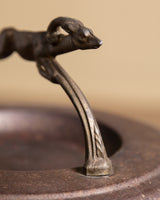Art Deco Greyhound Ashtray Stand, United States, 1930s