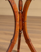 Black Forest Carved Stag Tripod Table, Germany, 19th Century