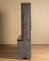 Primitive Painted Pine Two-Piece Hutch, United States, 19th Century