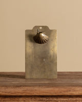 Brass Shell Clipboard, France, Mid-20th Century