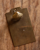 Brass Shell Clipboard, France, Mid-20th Century