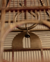 Gilt Painted Pagoda Wooden Birdcage, France, Mid-20th Century