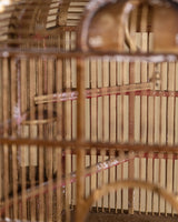 Gilt Painted Pagoda Wooden Birdcage, France, Mid-20th Century
