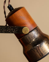 MCM Wood & Metal Desk Lamp, France, 1960's