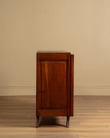 Carved Geometric Oak Sideboard Manner of Charles Dudouyt, France, 1940's