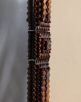 Stacked Tramp Art Wall Mirror, Early 20th Century