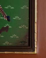 "Zebra Study No. 3" Mixed Media on Wood Panel, 2026