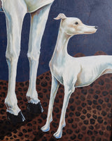 "Anjos" Mixed Media on Wood Panel by Roger, 2026