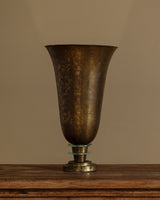 Art Deco Bronze Lamp by Genet & Michon, 1920s