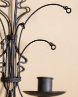 Abstract Wire Wall Candle Holder, France, Late 20th Century