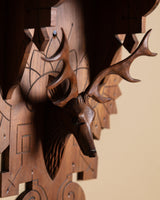 Carved Deer Eastlake Wall Shelf, American, Late 19th Century