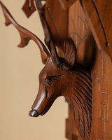 Carved Deer Eastlake Wall Shelf, American, Late 19th Century