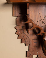 Carved Deer Eastlake Wall Shelf, American, Late 19th Century