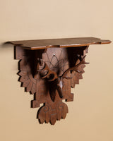 Carved Deer Eastlake Wall Shelf, American, Late 19th Century