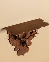 Carved Deer Eastlake Wall Shelf, American, Late 19th Century