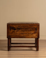 Rustic Drop-Leaf Table w/ Drawers, France, 19th Century