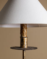 Iron Tripod Candlestick Floor Lamp, France, Early 20th Century