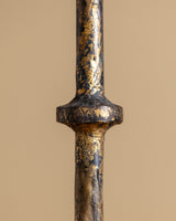 Iron Tripod Candlestick Floor Lamp, France, Early 20th Century