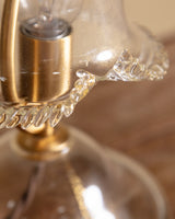 Murano Glass & Brass Table Lamp by La Murrina, Italy, 1980s