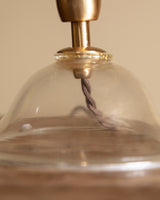 Murano Glass & Brass Table Lamp by La Murrina, Italy, 1980s
