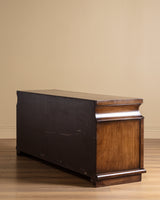 Art Deco Style Mahogany Three-Door Sideboard, France, 1950's