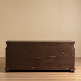 Art Deco Style Mahogany Three-Door Sideboard, France, 1950's